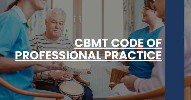 CBMT Code of Professional Practice Feature Image